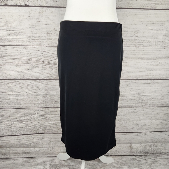 Lulus Black Pencil Skirt - Picture 1 of 5